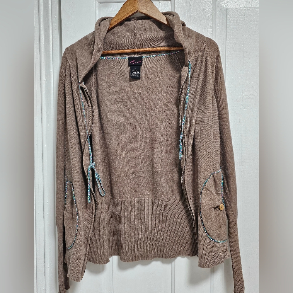 Torrid Brown Hooded Women's Sweater